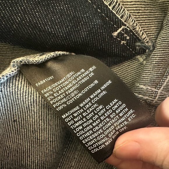 NWOT Lafayette 148 New York Postcards Laser Print York Denim Jeans 27​​ - Picture 9 of 13